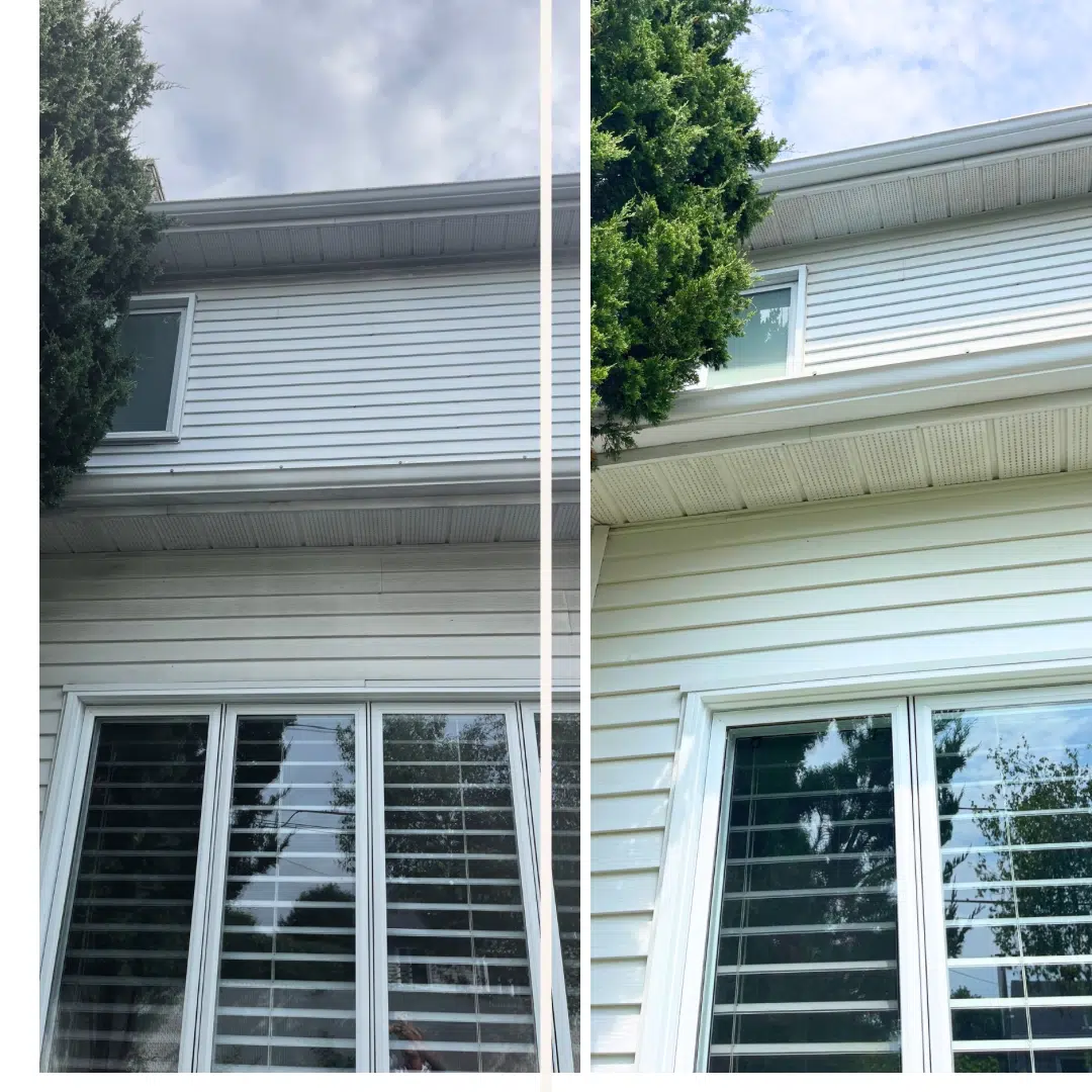 Before after minimal skincare Instagram post